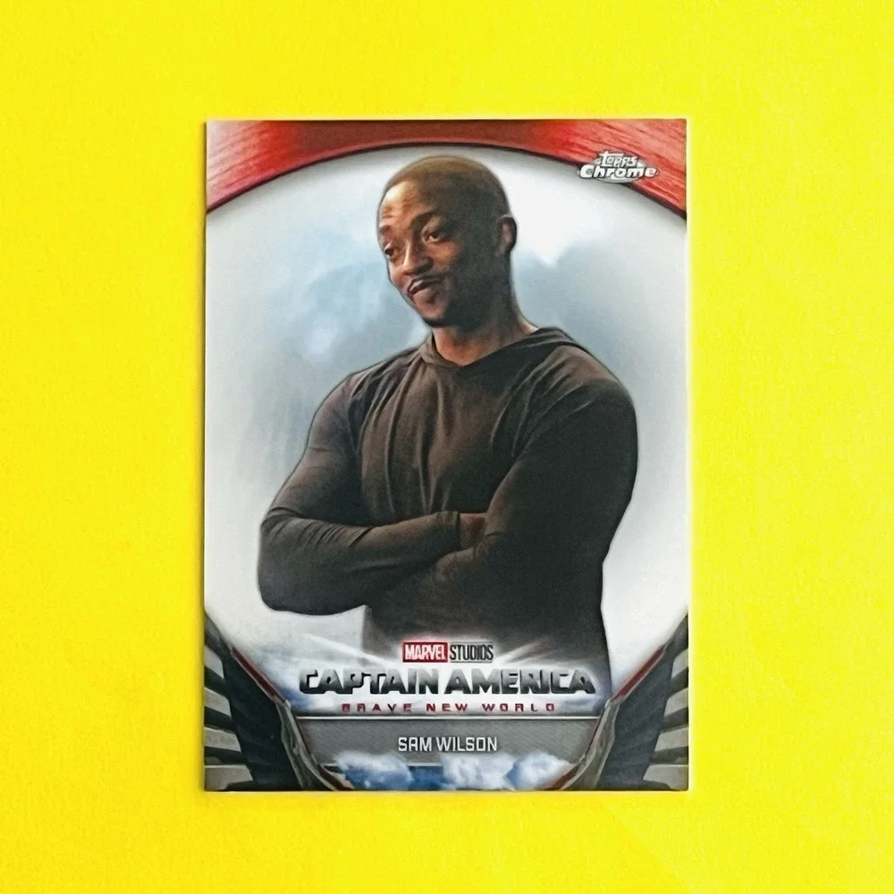2025 Topps Chrome Marvel #BNW-3 Sam Wilson Captain America:‎ Brave New World